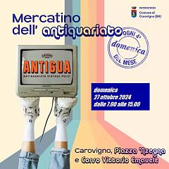 Mercatino dell'antiquariato e vintage, a mezzogiorno aperitivo del compagno al picci bar;